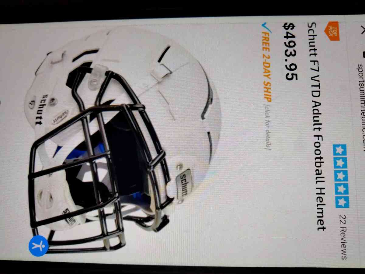 Schutt football helmet youth size M