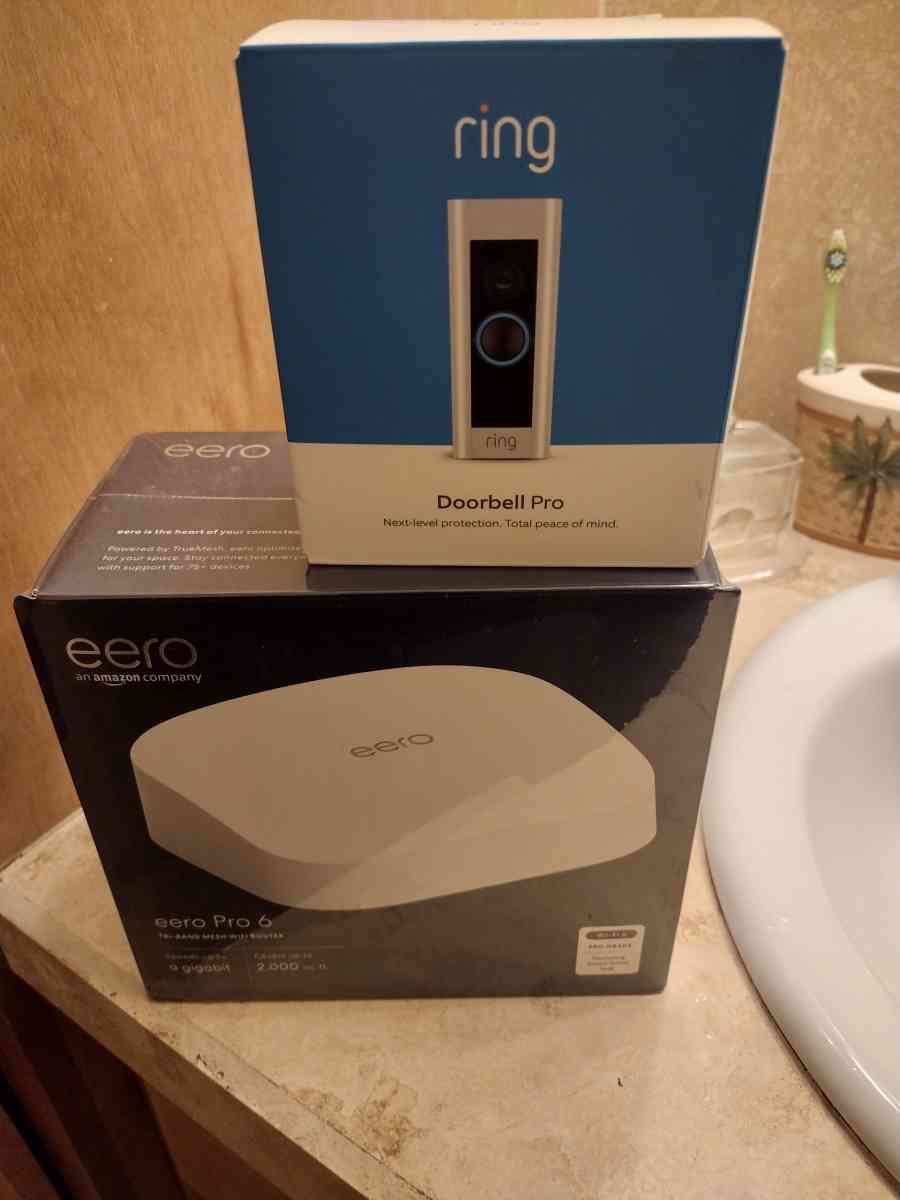 a high speed router and a brand new ring doorbell