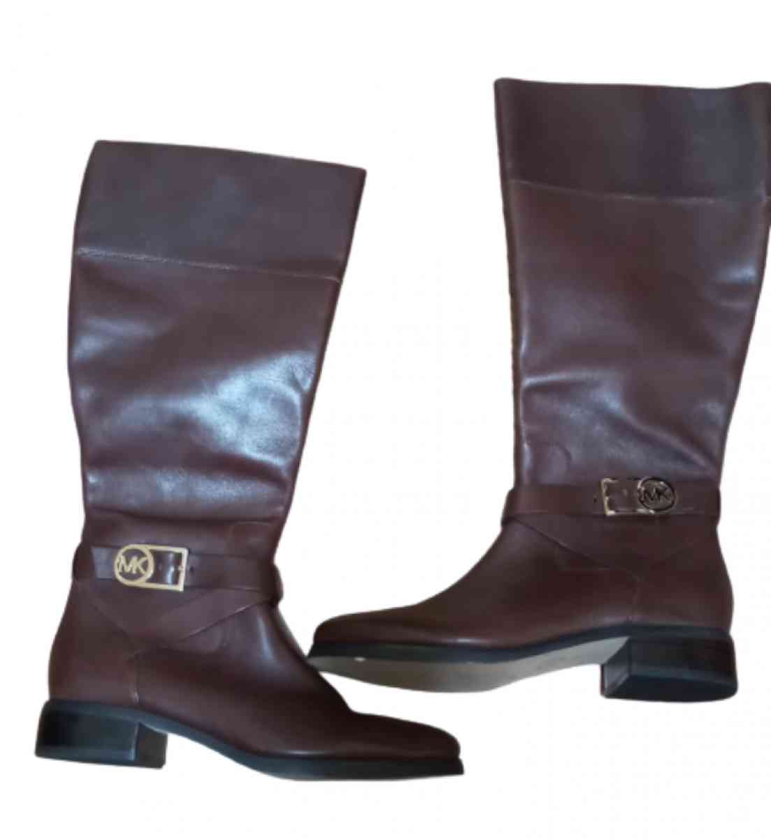 Michael Kors Bryce Leather Riding Boot ST15F Boots Size 7M