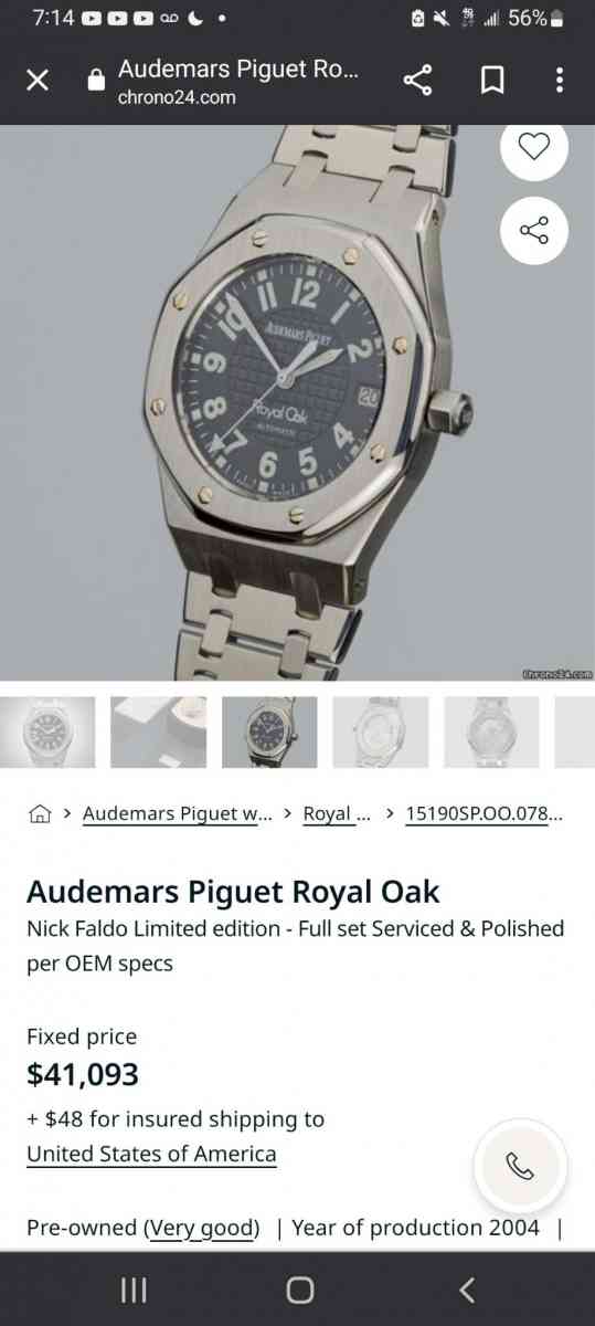 Audemars Piguet Royal Oak watch