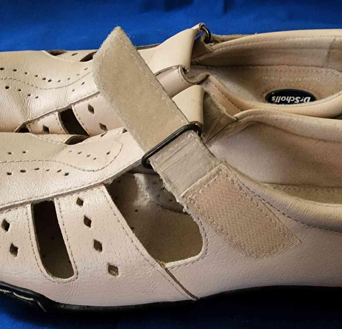 Dr Scholls Womens Flats Shoes Double Air Pillo Insole Leathe