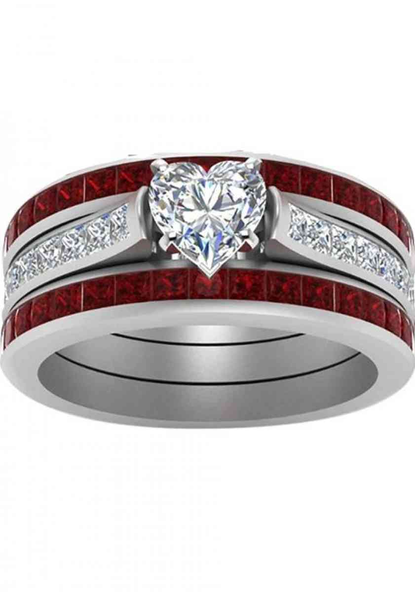 His and Hers Engagement Ring Set