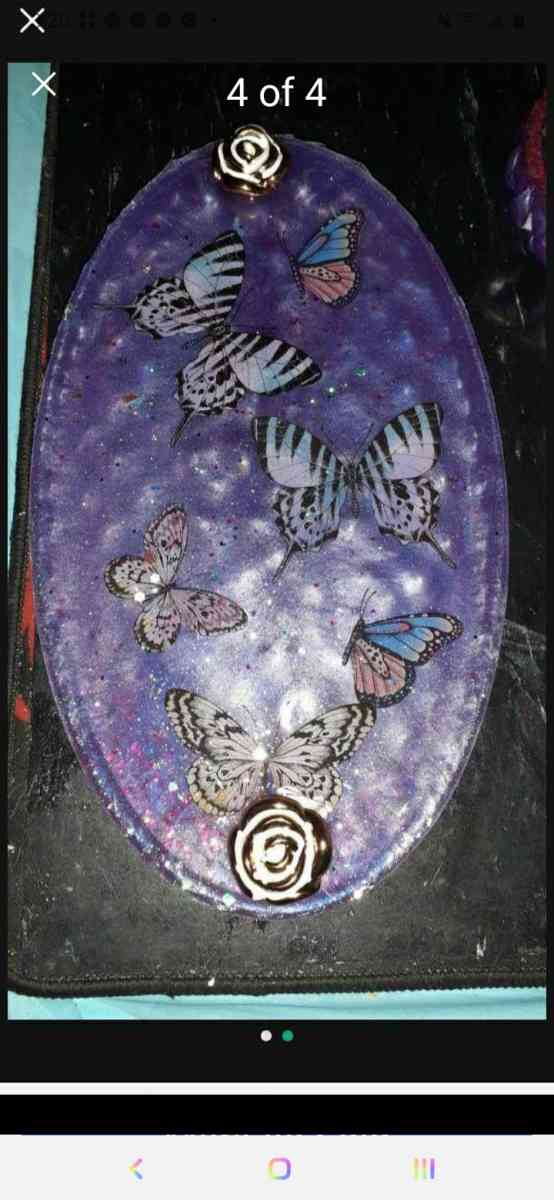 custom resin oval tray