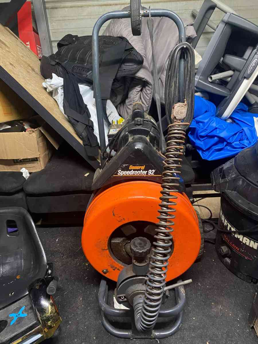 Three RotoRooter machines two small one big