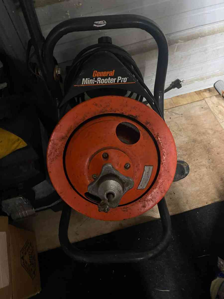 Three RotoRooter machines two small one big