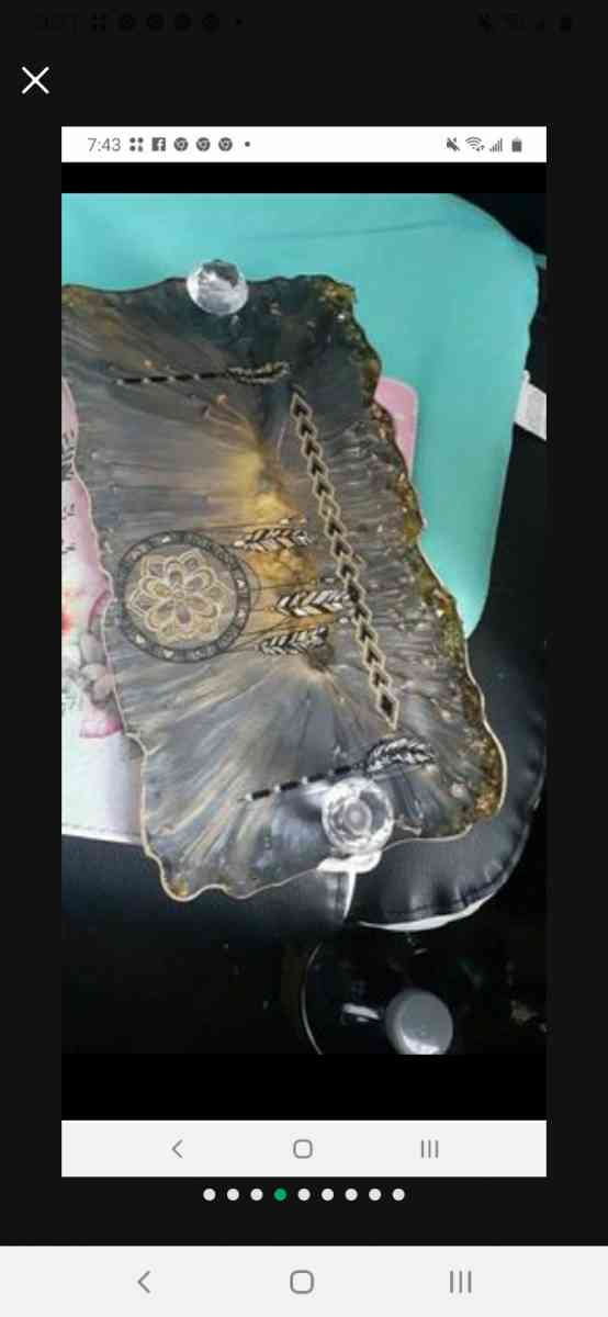 custom resin vanity trays