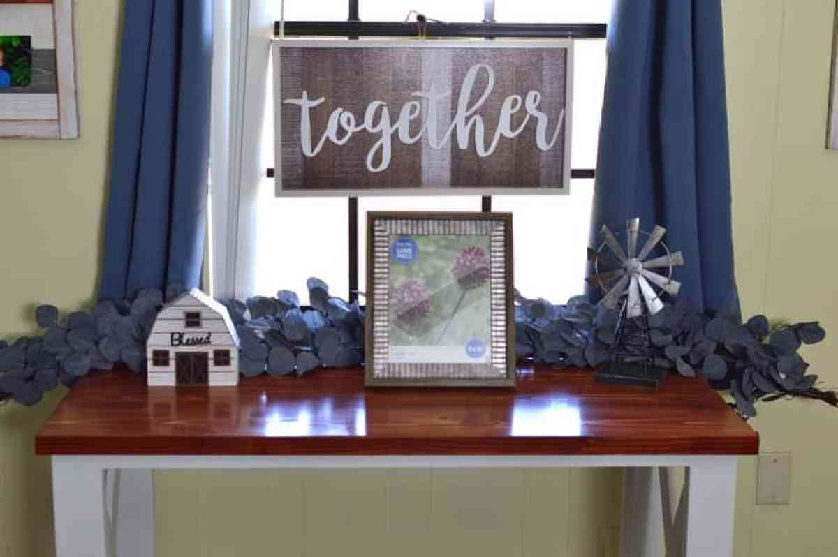 Farmhouse wooden desk