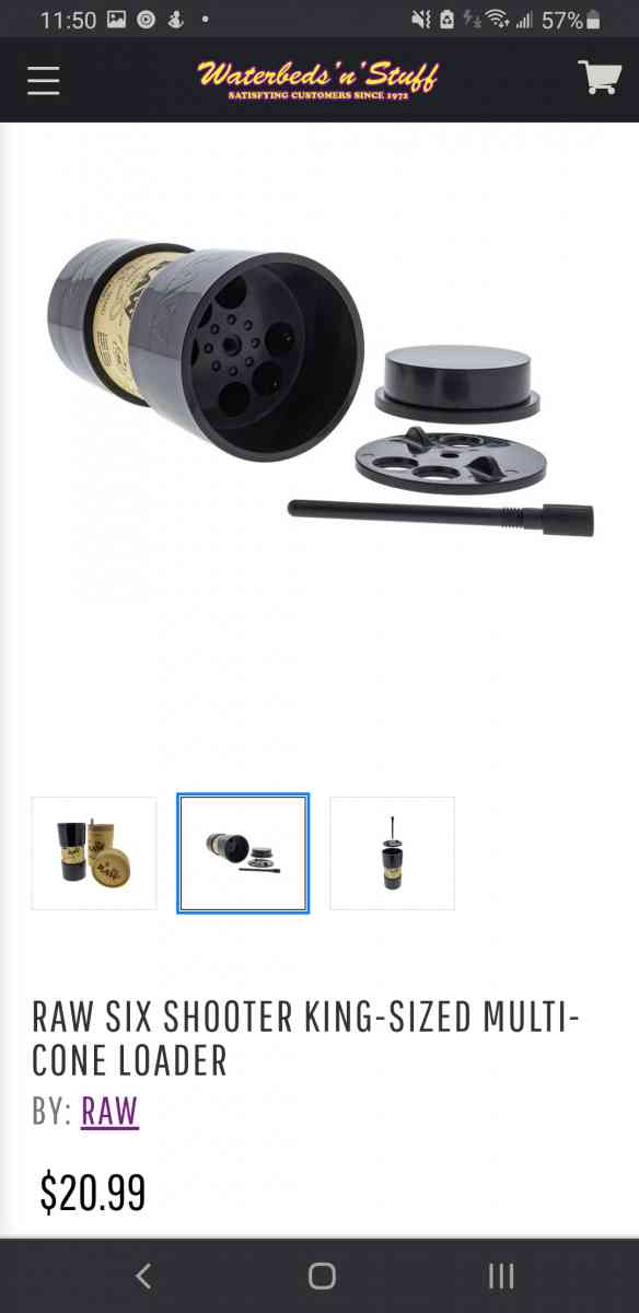 RAW Six Shooter Cone Packer