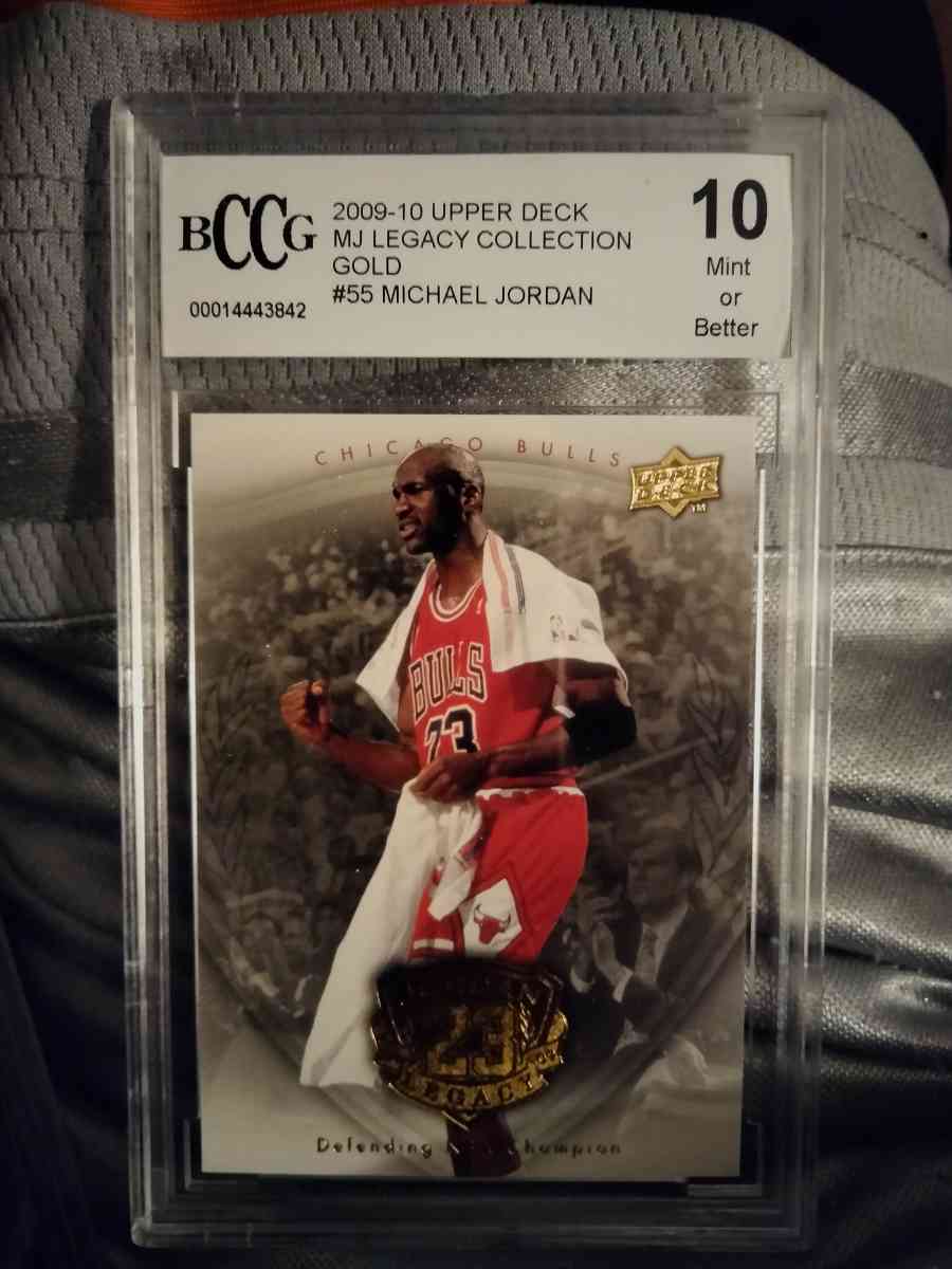 Michael Jordan graded basketball card BCCG 10