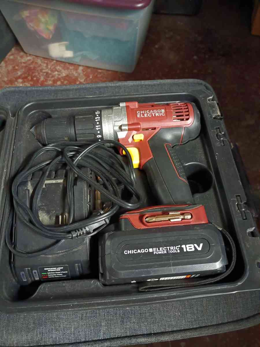Chicago Electric Drill 18V