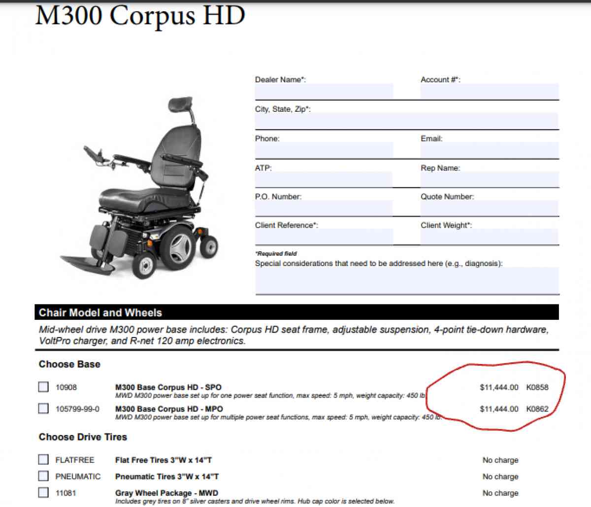 Permobil M300 Corpus