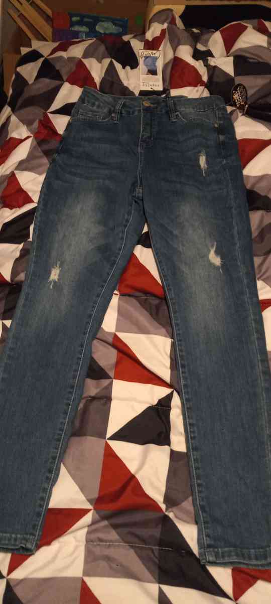 stretchy blue jeans for women