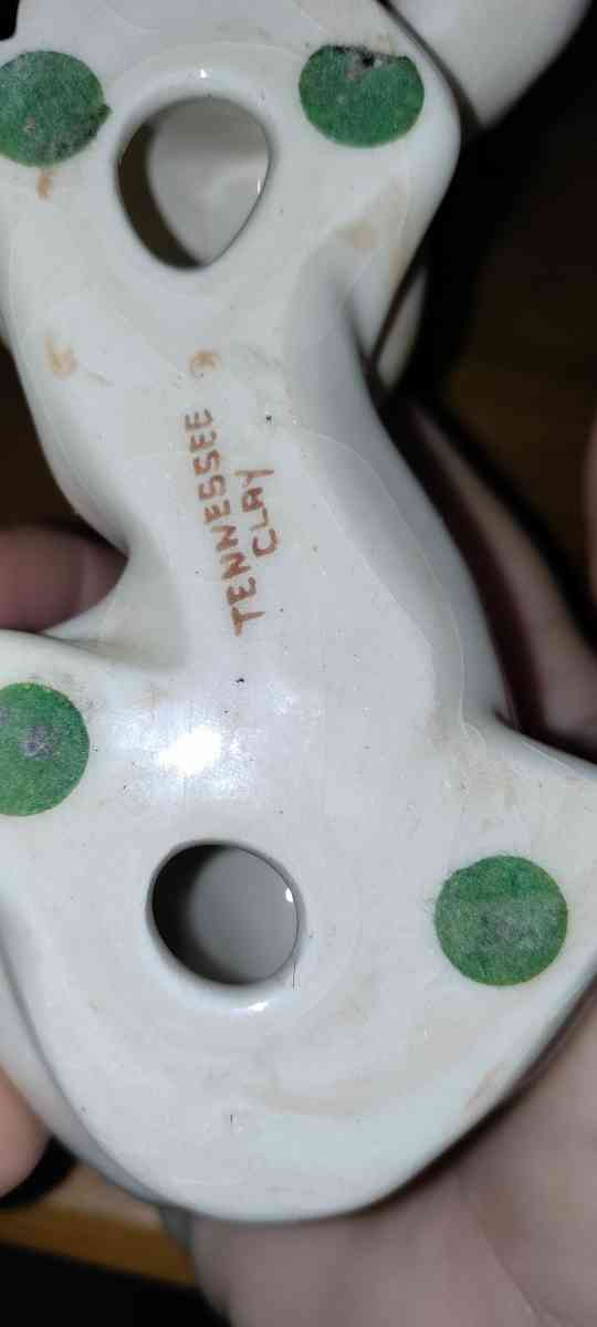 vintage Tennessee clay mouse figurine