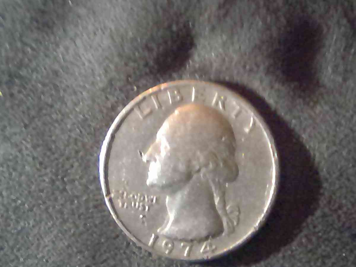 1974 Washington Quarter very unique