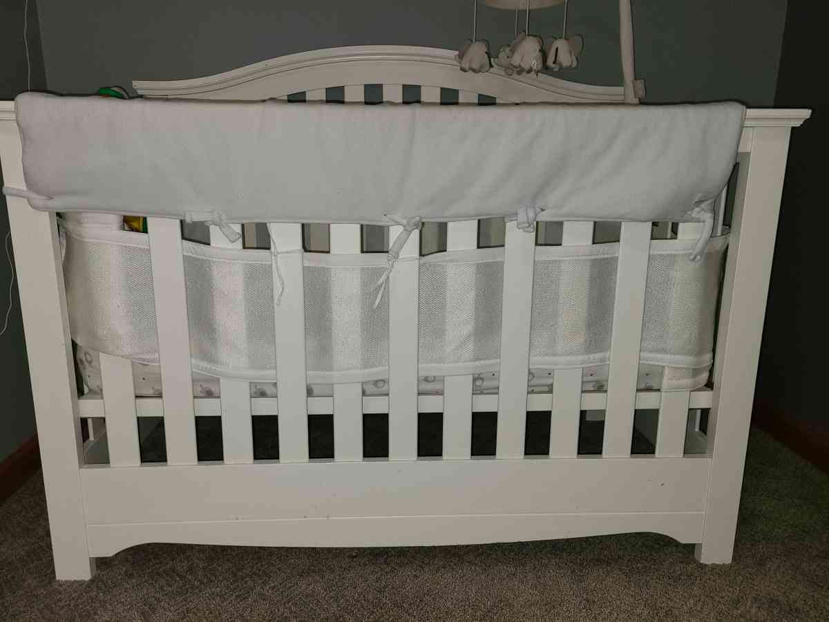 White Baby Crib