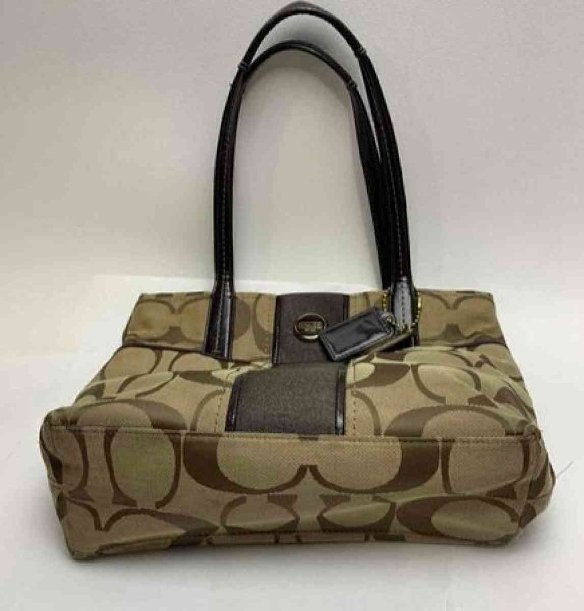 COACH H1380F25771 SIGNATURE STRIPE TOTE