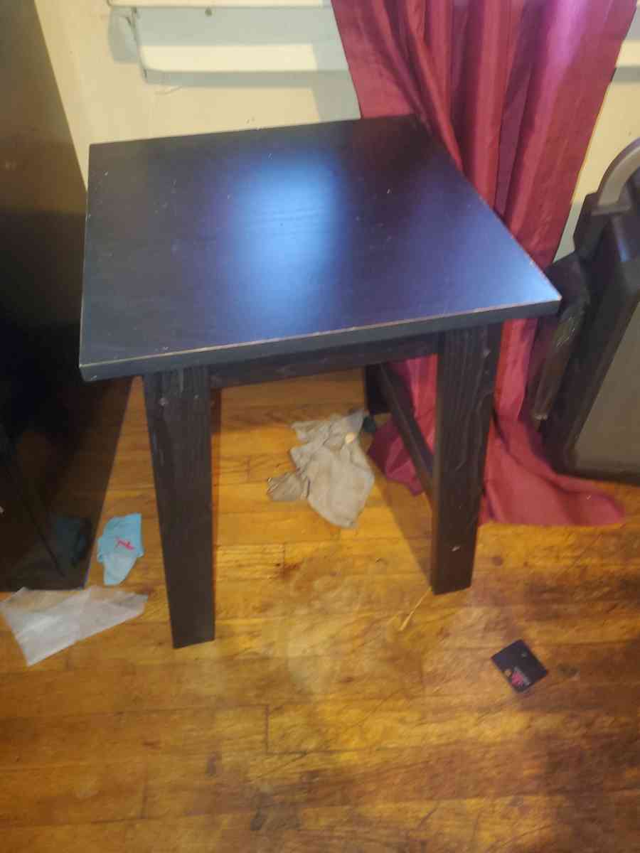 3 Small Black Tables