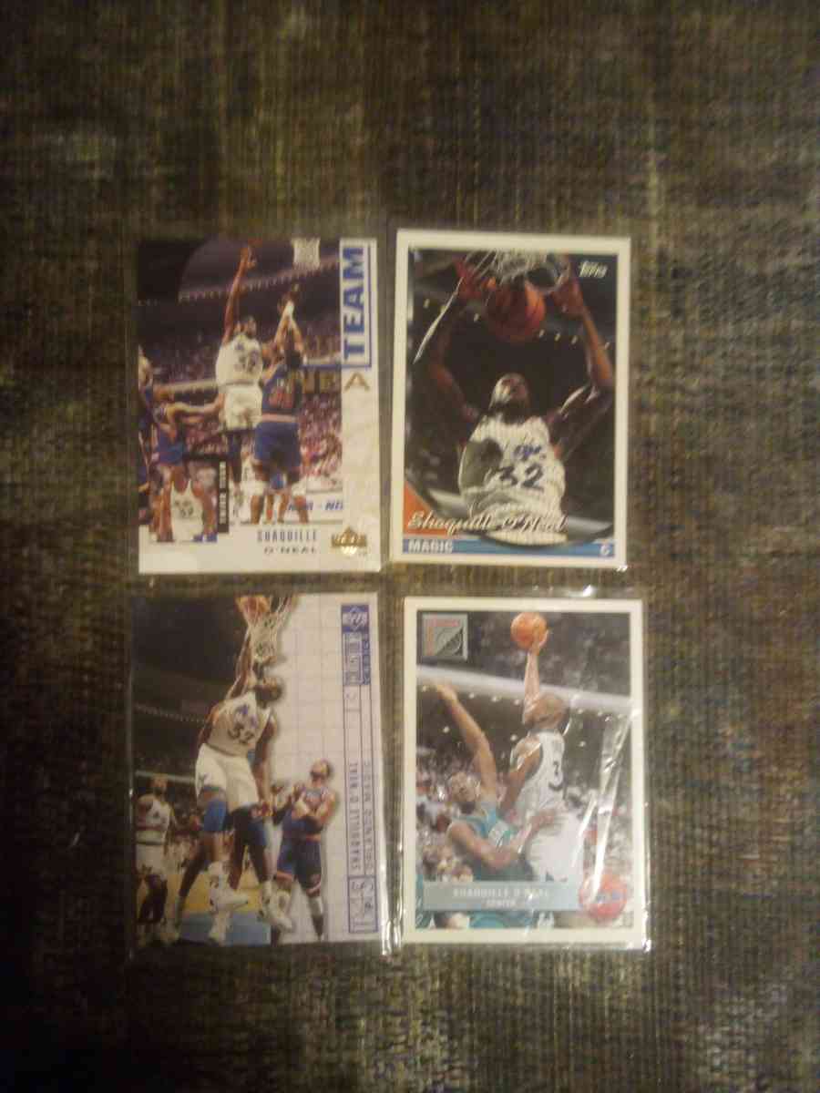 four shag rookie cards in excellent condition