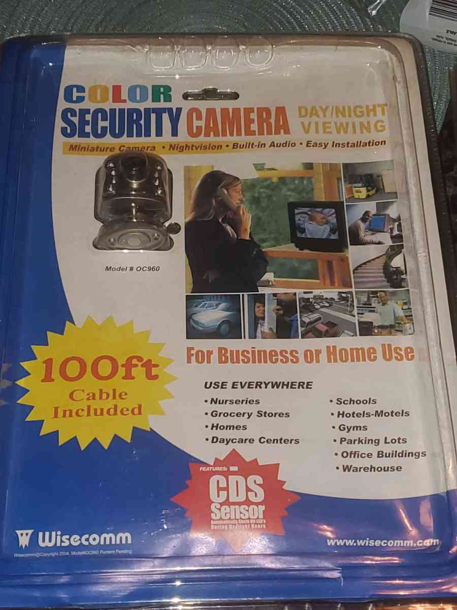 2 Color Security Cameras