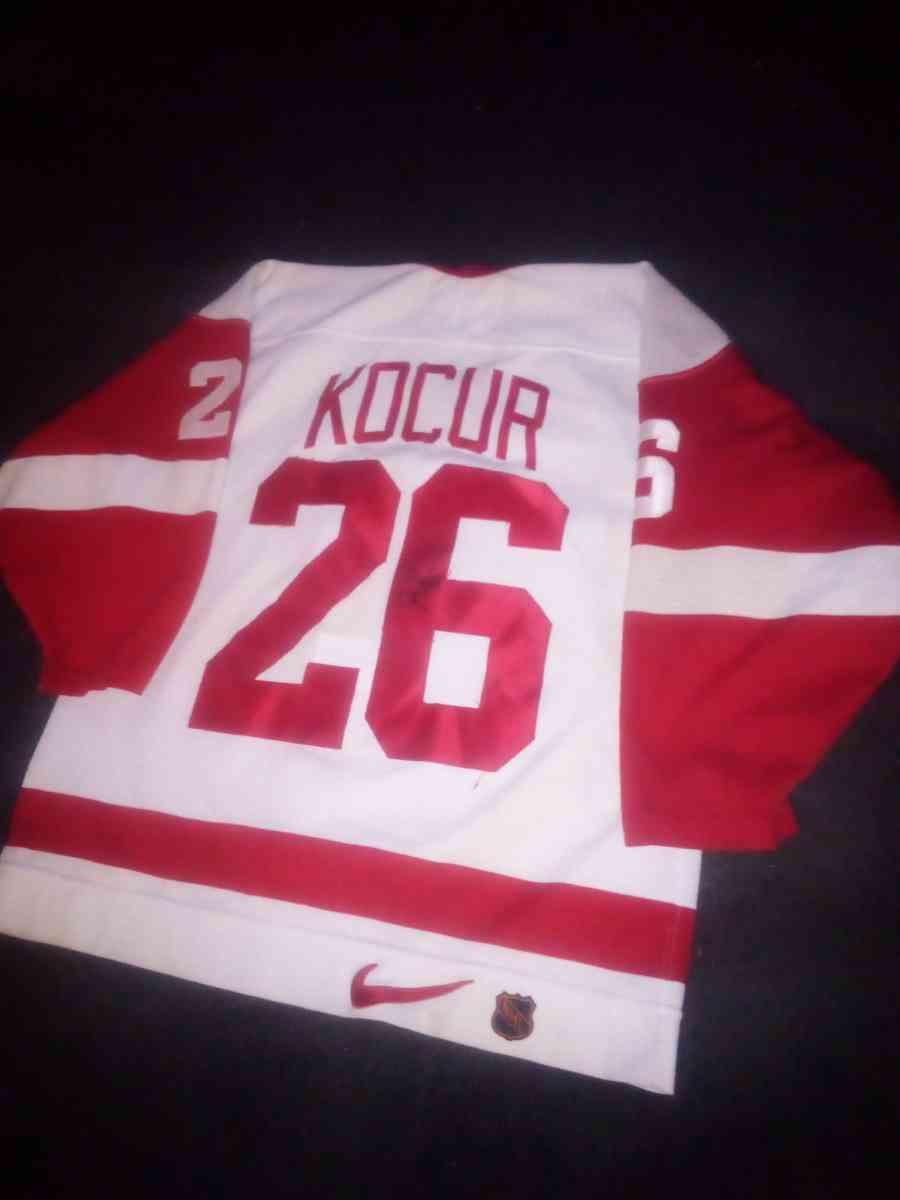 Detroit redwings signed jersey
