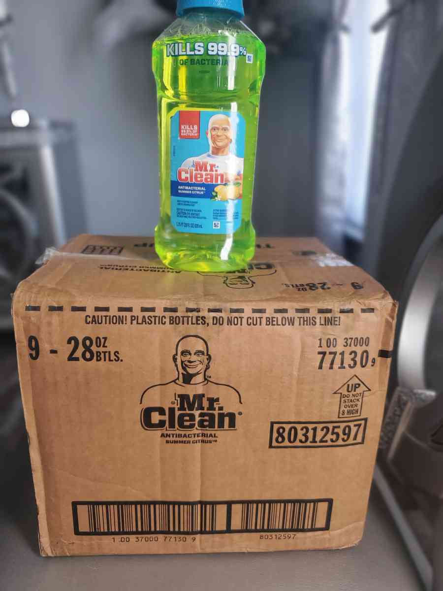 case Of MrClean Case Of MrClean antibacterial Disinfectant