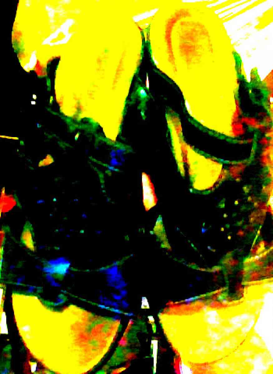 Black open toe Sandle Wedge Shoes size 7