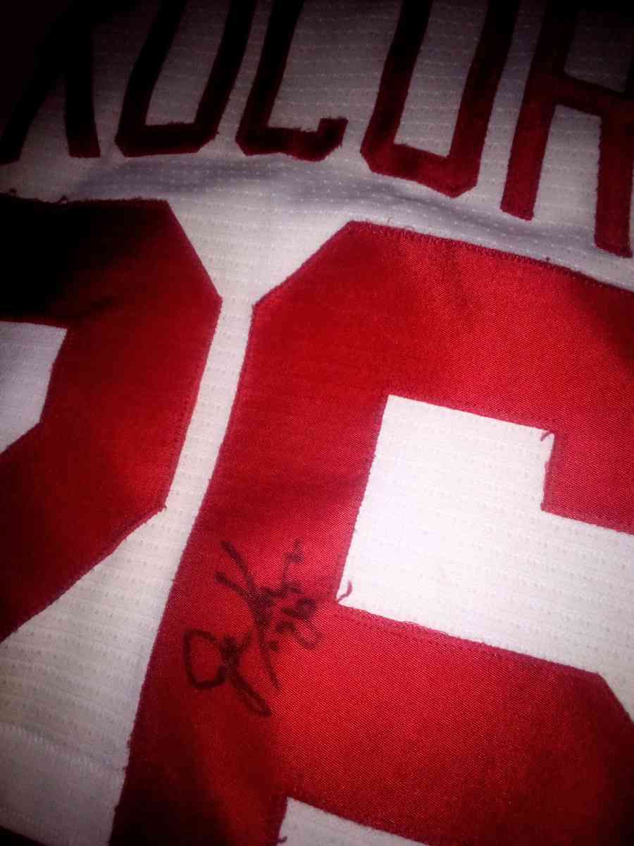 Detroit redwings signed jersey
