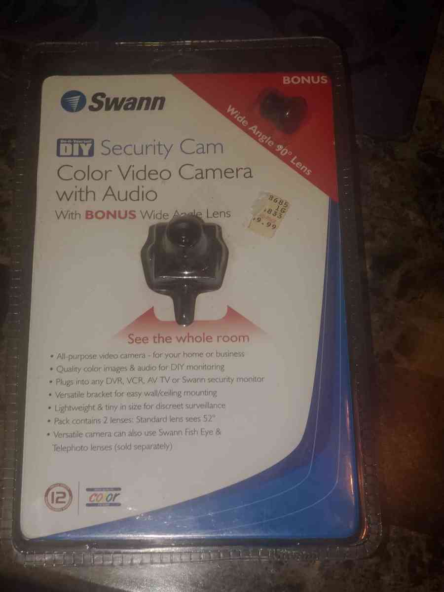 Swann Color Video Camera With Audio