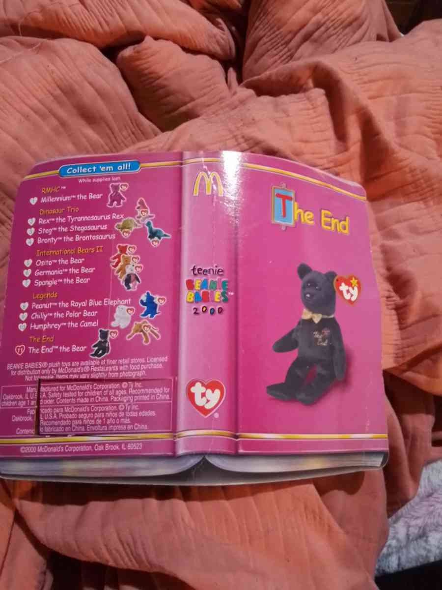 ty the last end bear beanie