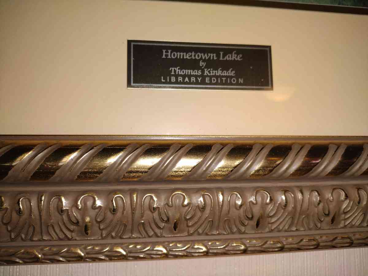 Thomas kincade limited edition painting