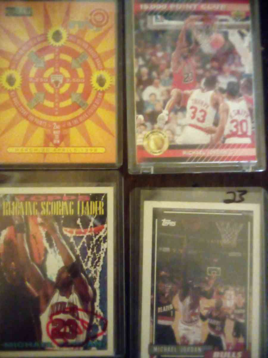 four mj cards in excellent condition