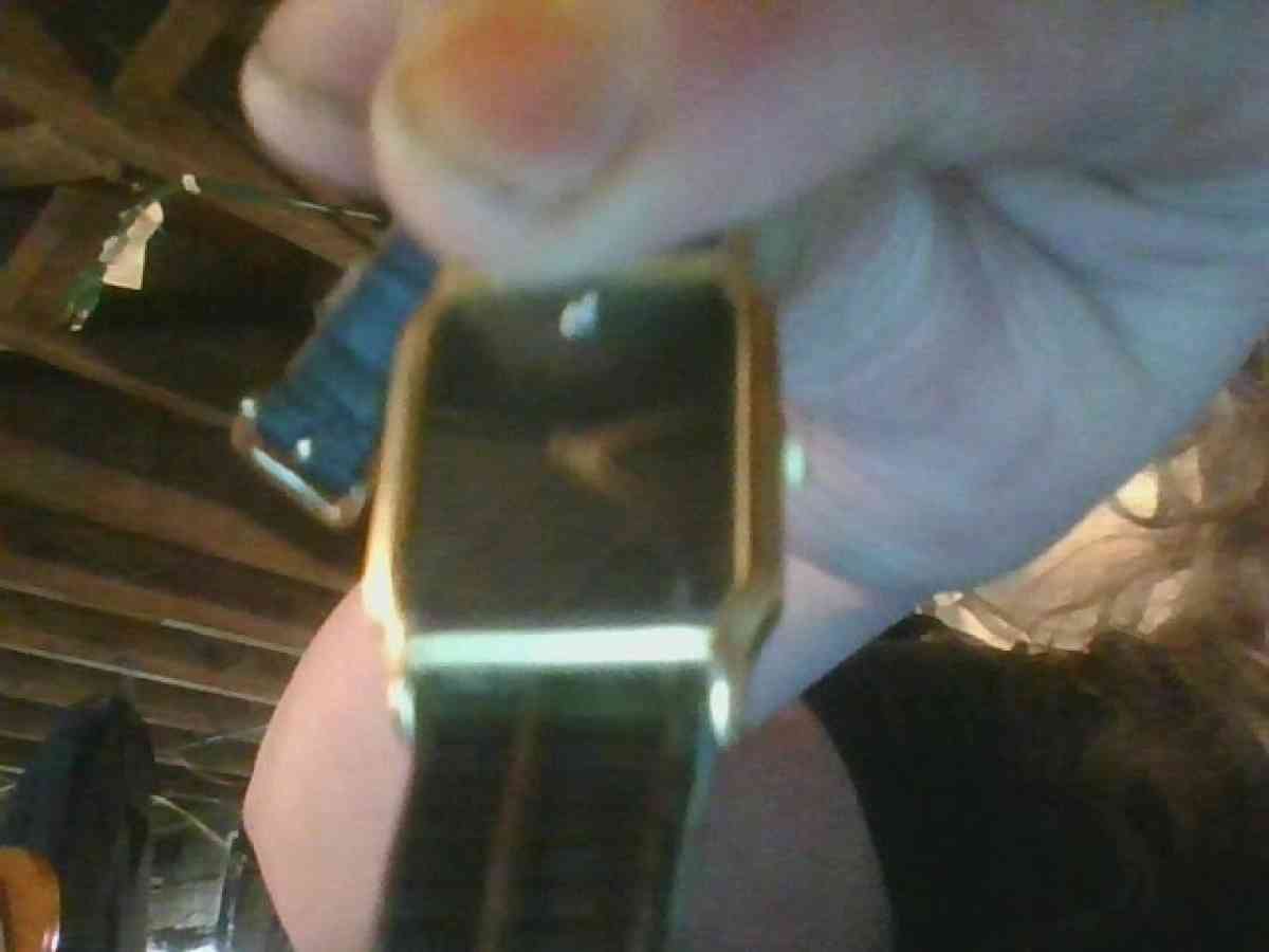 Womans watch with dimond accent