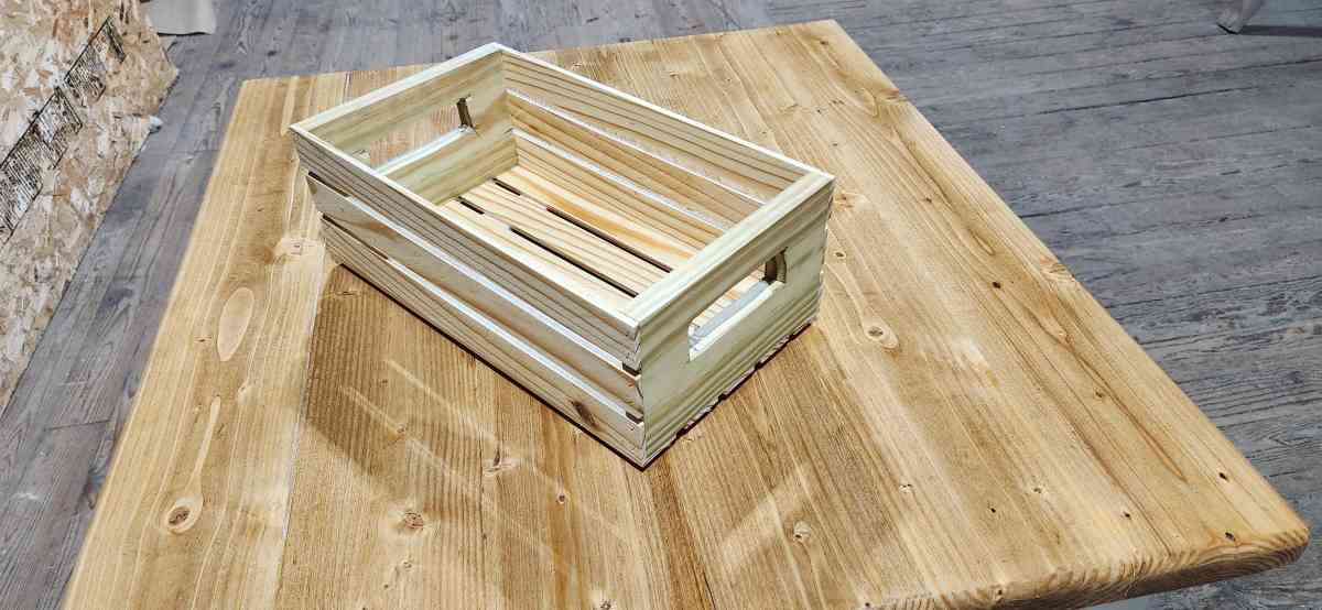 wooden crate