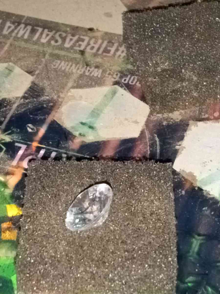 natural European cut diamond