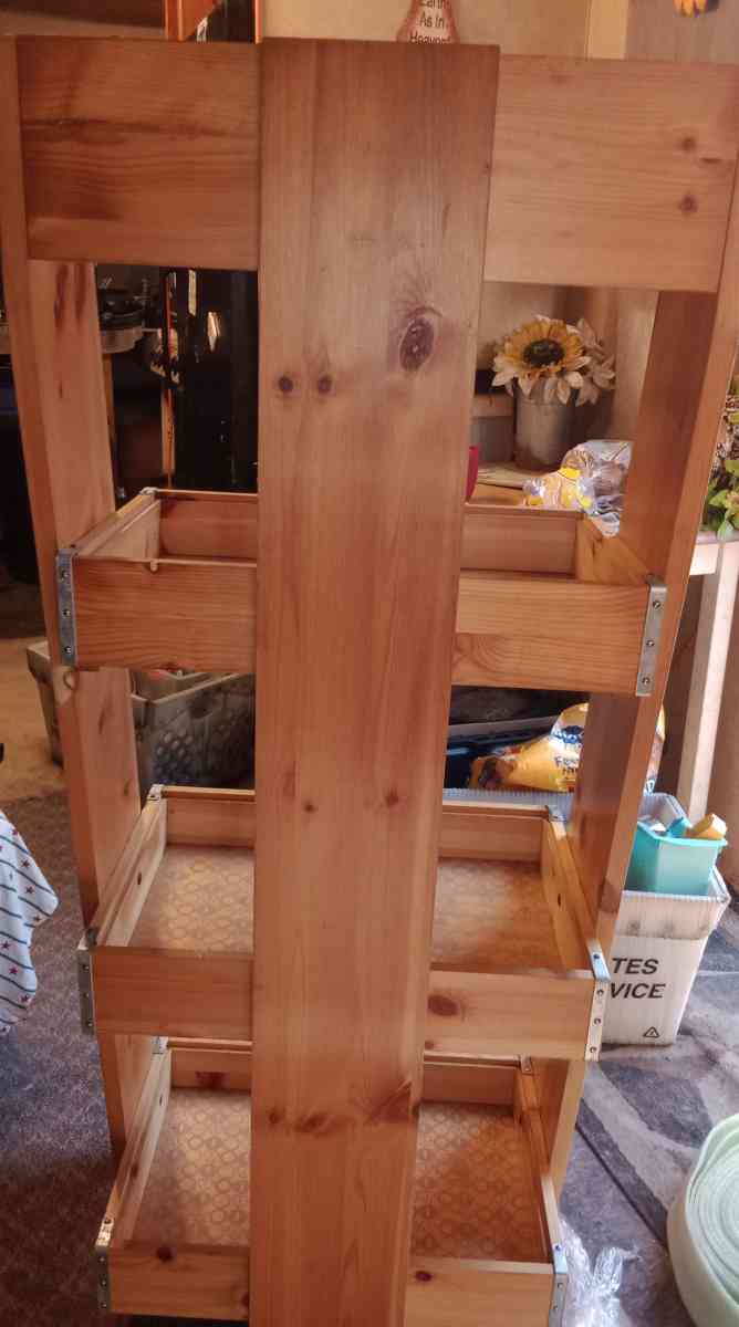 coke cola four tier Wooden shelf