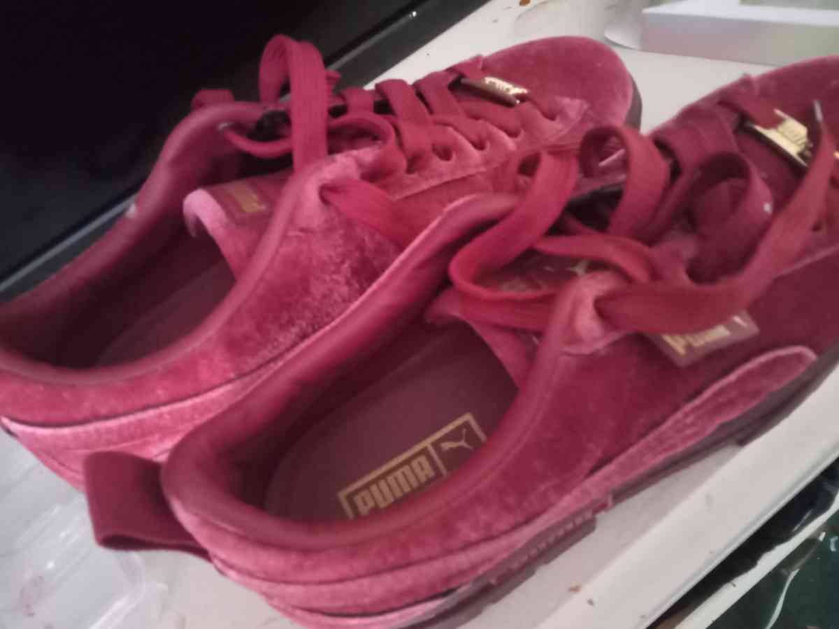 red velvet puma shoes