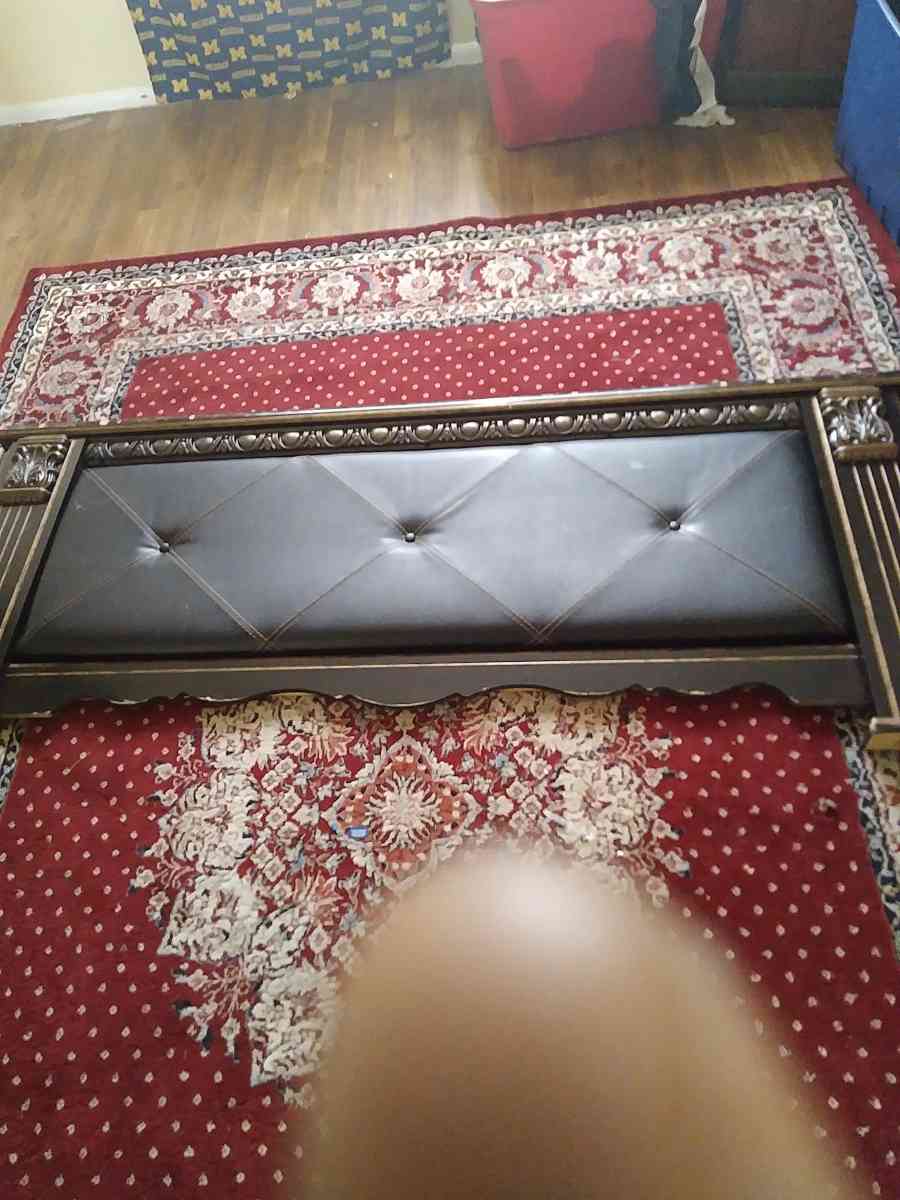 King size bed Marble and Redwood