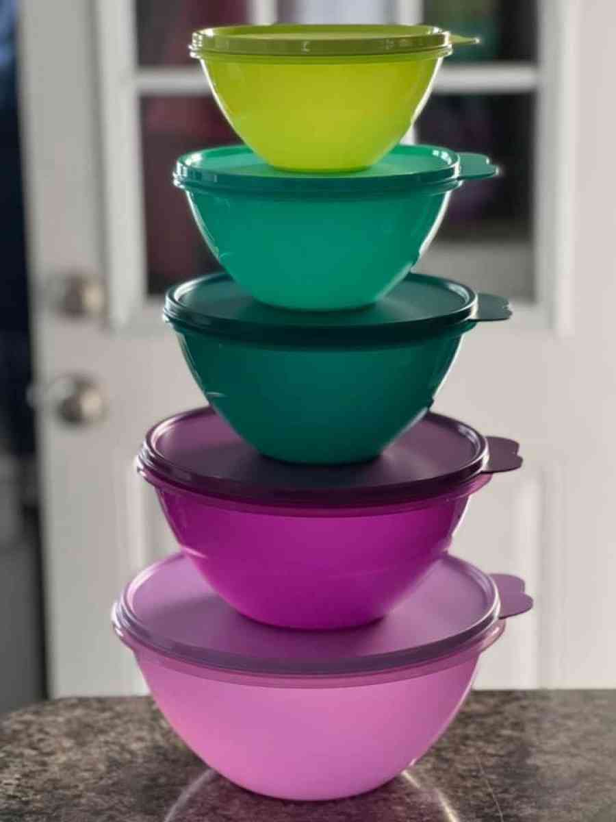Tupperware Wonderlier 5Pc Bowl Set