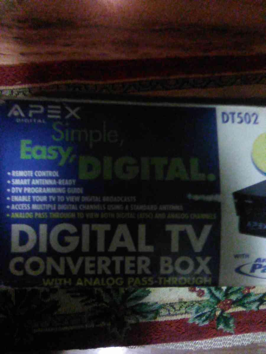 TV converter and signal box