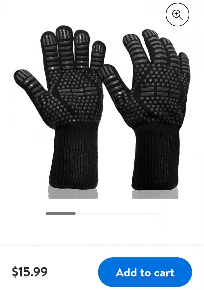 New Extreme Heat Resistant BBQ Gloves