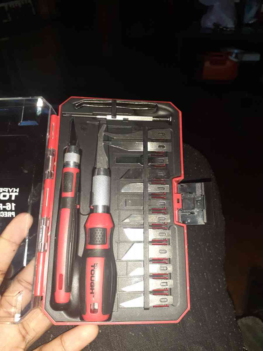 Hyper Tough 16 Piece Precision Knife Set