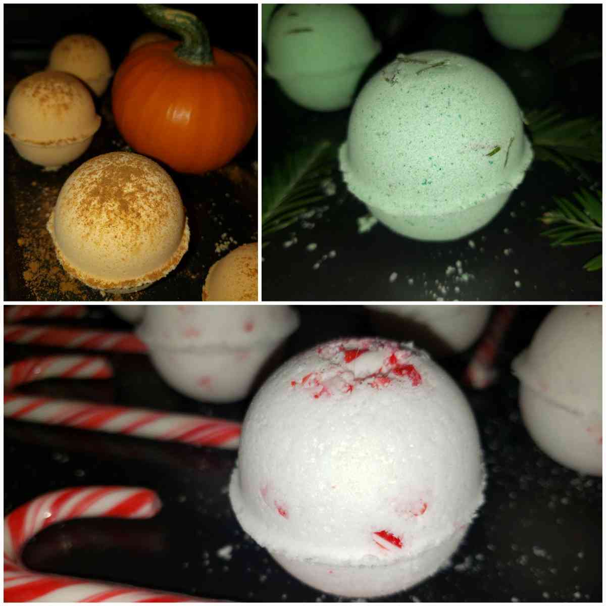 Holiday Bath bombs
