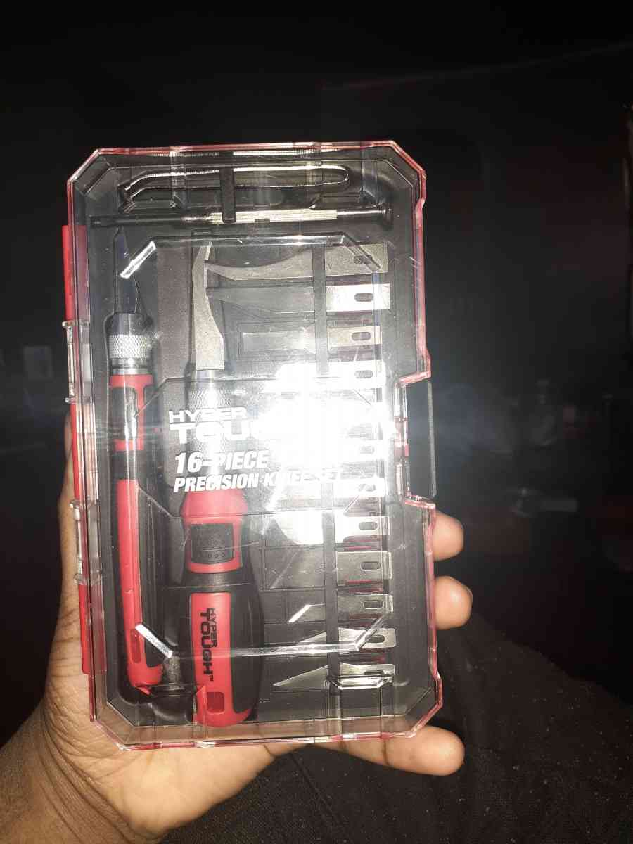 Hyper Tough 16 Piece Precision Knife Set