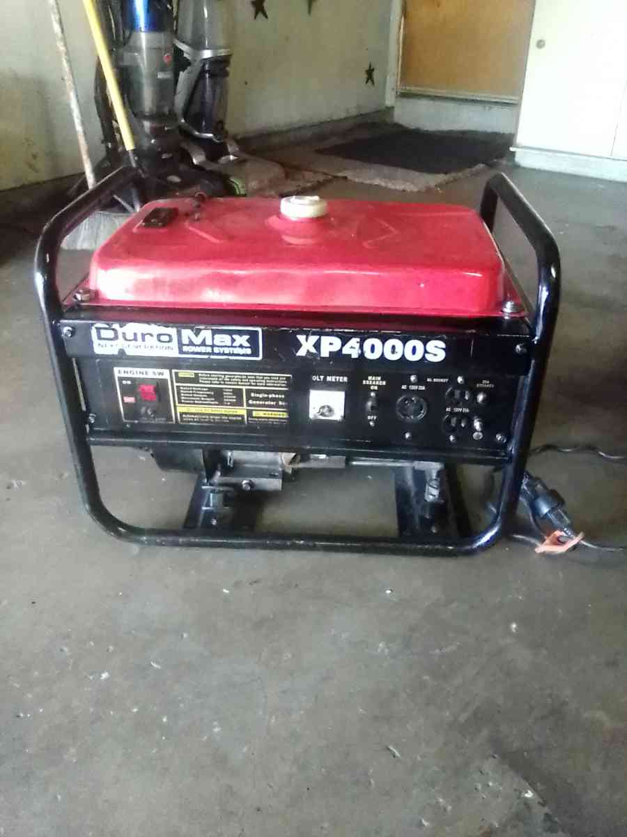 dura max 7 hp generator runs works