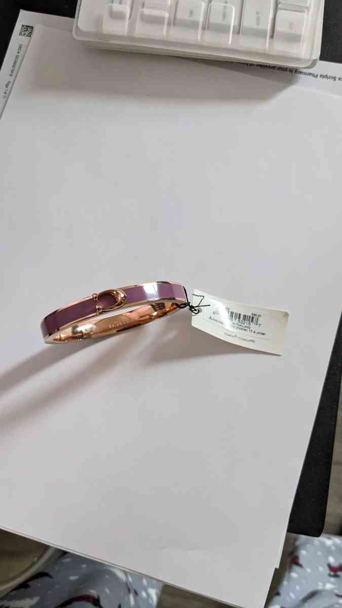 New Coach  Pink Bracelet