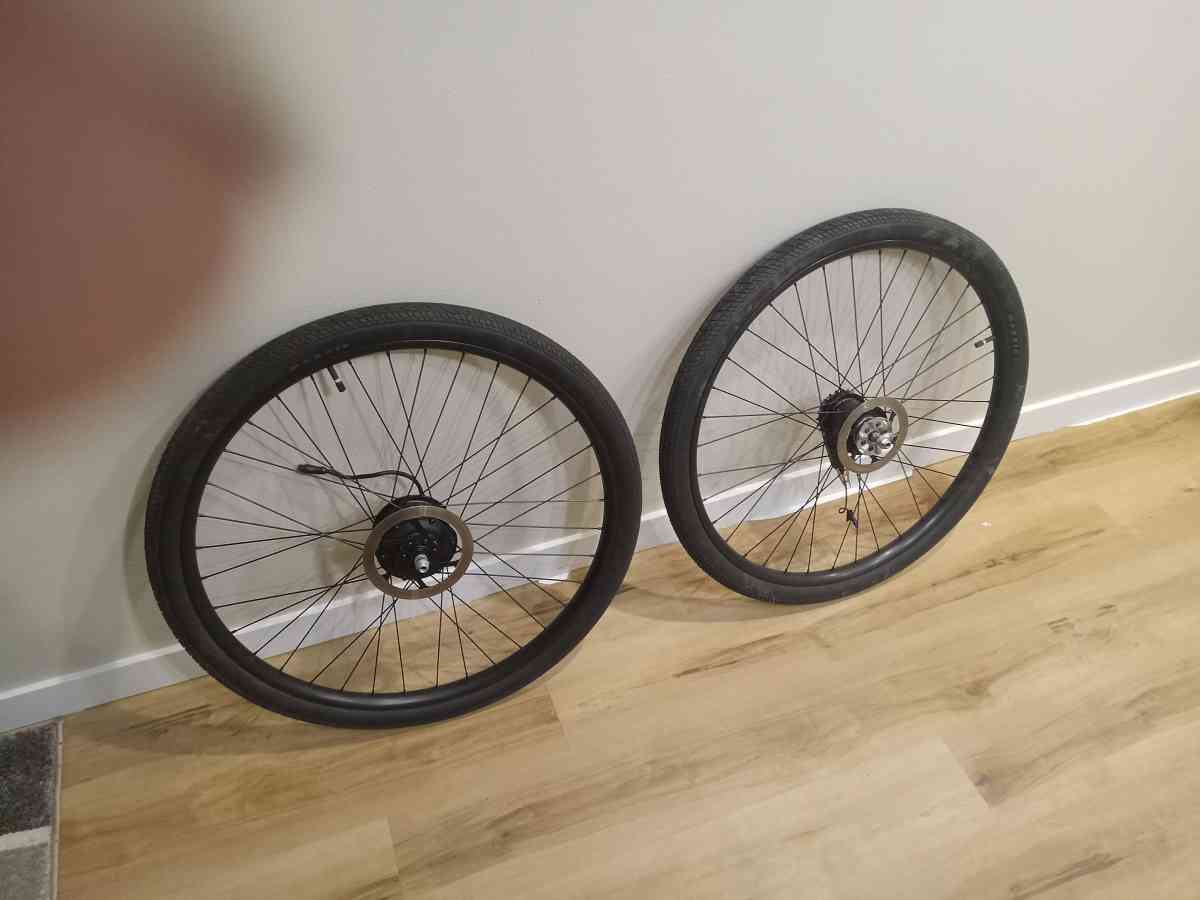 Electric front and back wheels