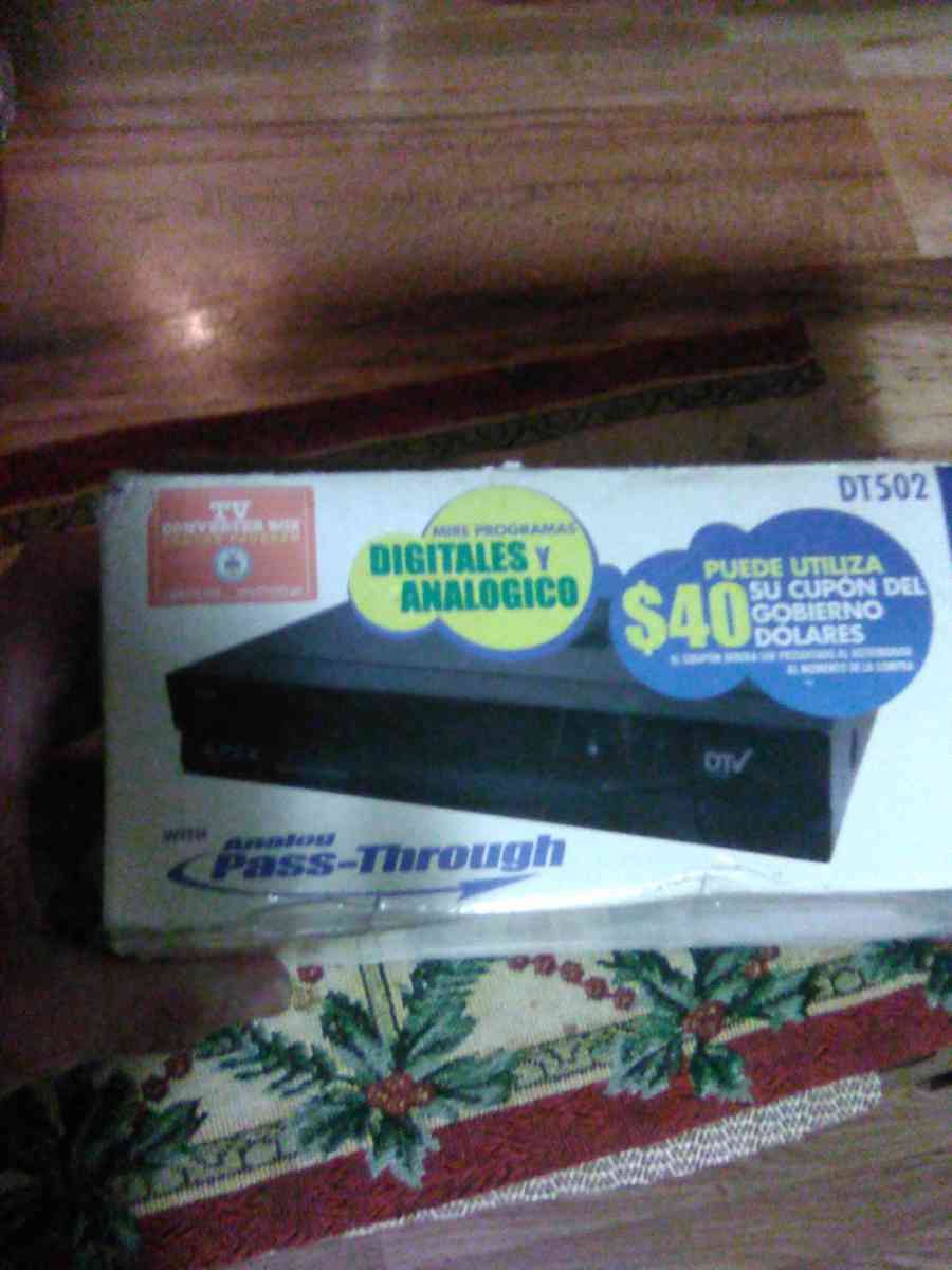 TV converter and signal box