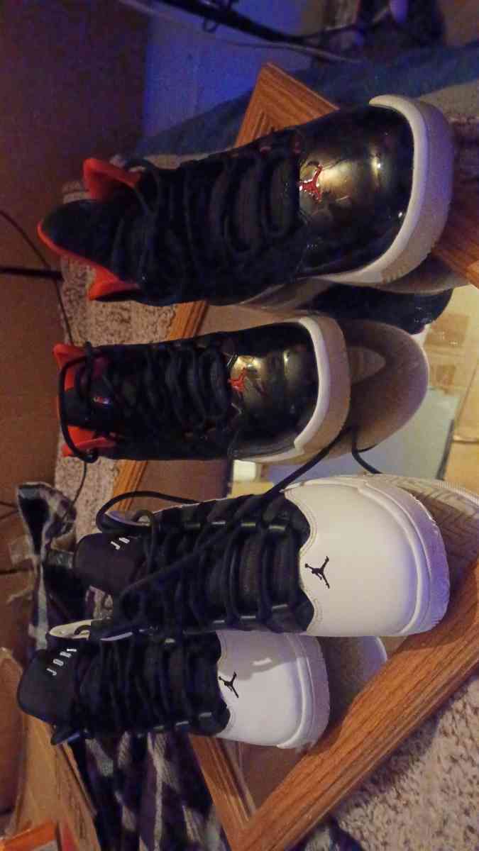 2 pair Nike Jordan Shoes