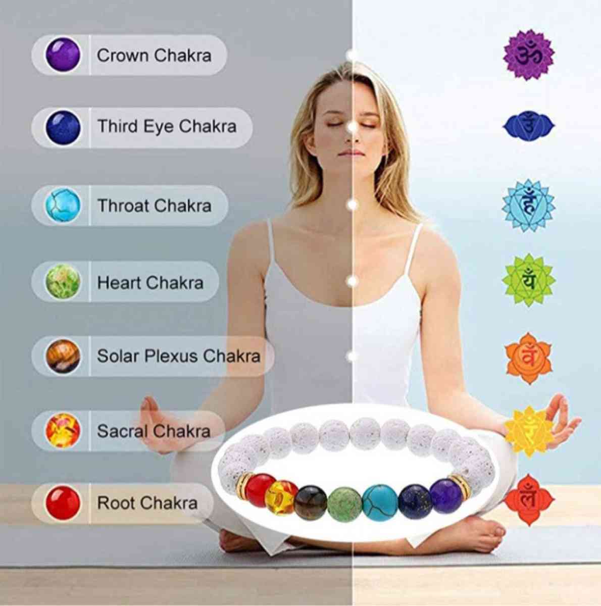 Chakra Bracelets Jewelry Stretch Bracelet