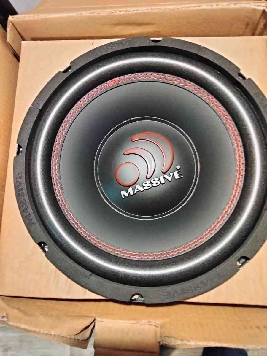 MASSIVE AUDIO 12 INCH SUBWOOFER